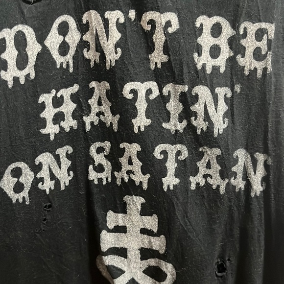 Western Evil Distressed Tank Top - Picture 1 of 4